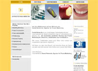 Screenshot Projekt Dental Networks: Agentur für Praxismarketing - Website