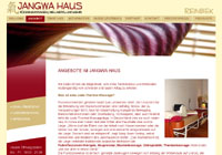 Screenshot Projekt (Website): Jangwa-Haus Filiale Reinbek