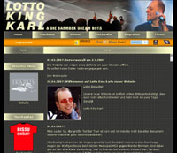 Screenshot Projekt (Website/Webdesign) Relaunch: Lotto King Karl