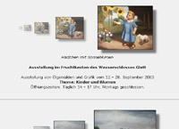 Screenshot Projekt (Website/Webdesign) Paul Kälberer - Maler und Grafiker der Neuen Sachlichkeit