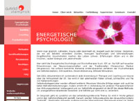 Screenshot Projekt (Website/Webdesign) Website: Astrid Vlamynck