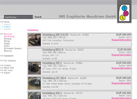 Screenshot Projekt (Website-Relaunch): SHS Graphische Maschinen GmbH